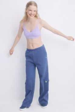 Soutien crop seamless lilás