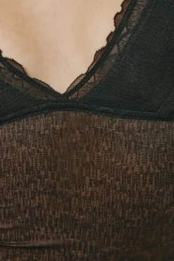Soutien crop top Nubia - Black
