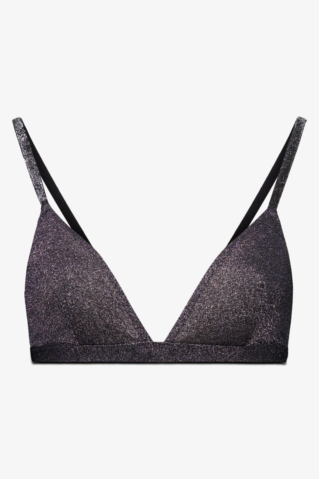 Soutien de lurex de veludo preto NATURAL