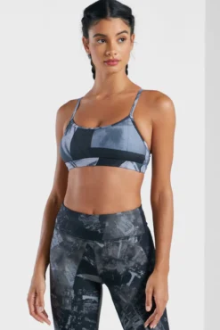Soutien desportivo de impacto médio Soutien skinny - plano nas costas