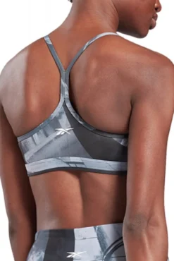 Soutien desportivo de impacto médio Soutien skinny - plano nas costas