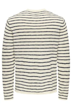 Strick- Herrenpullover mit regular fit.