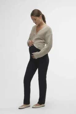 Suéter de maternity em malha fina