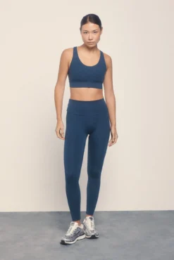 Sutiã esportivo 4D STRETCH com glitter azul