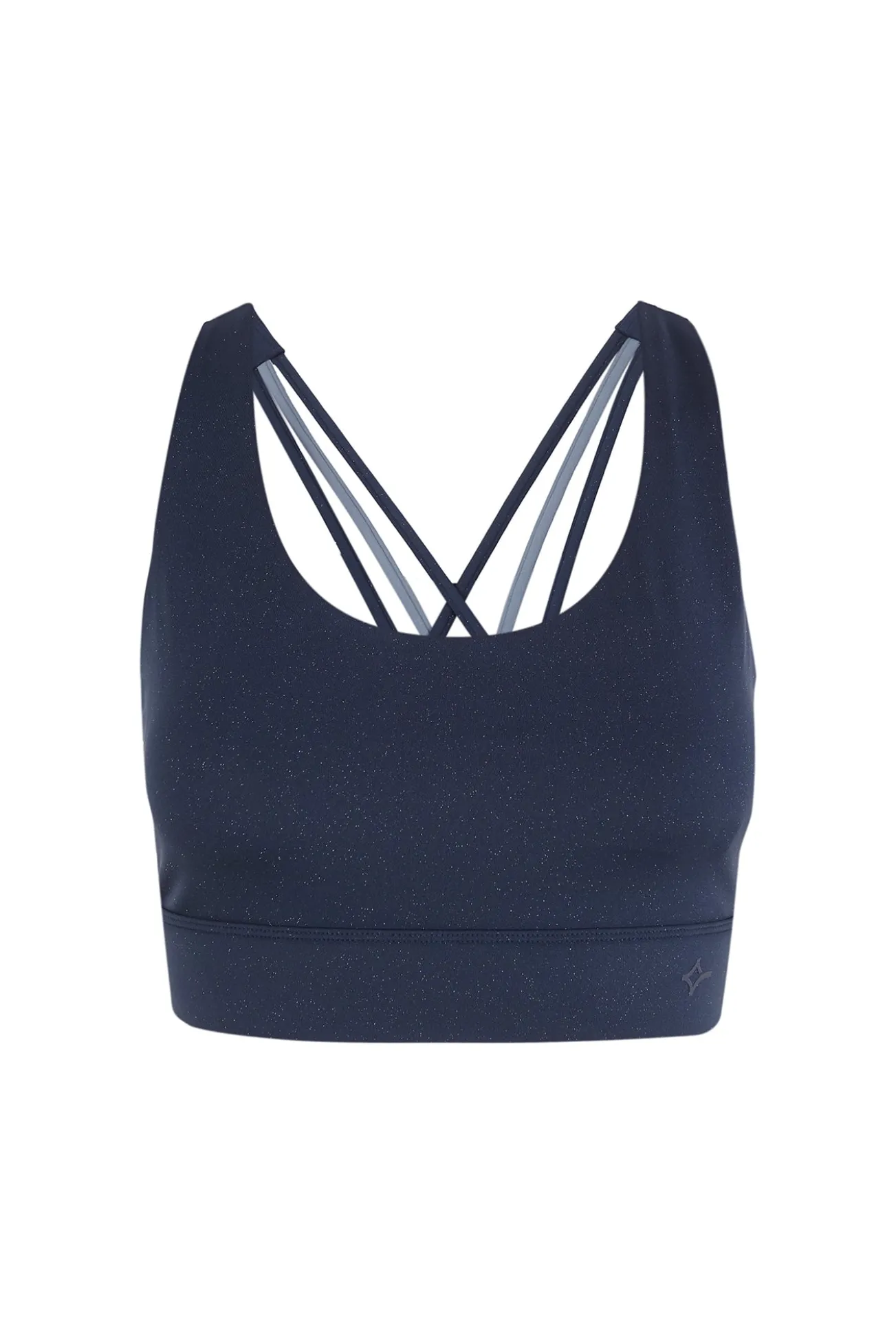Sutiã esportivo 4D STRETCH com glitter azul