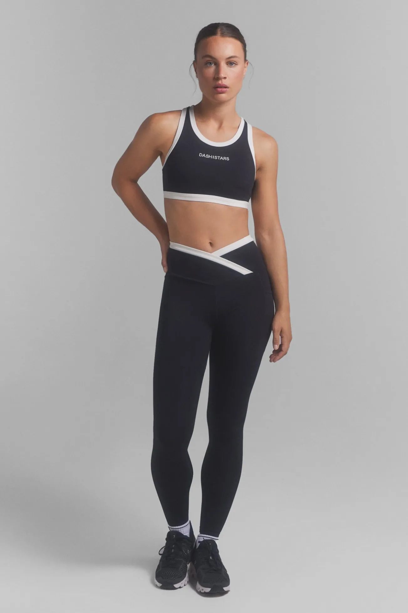 Sutiã esportivo preto 4D STRETCH
