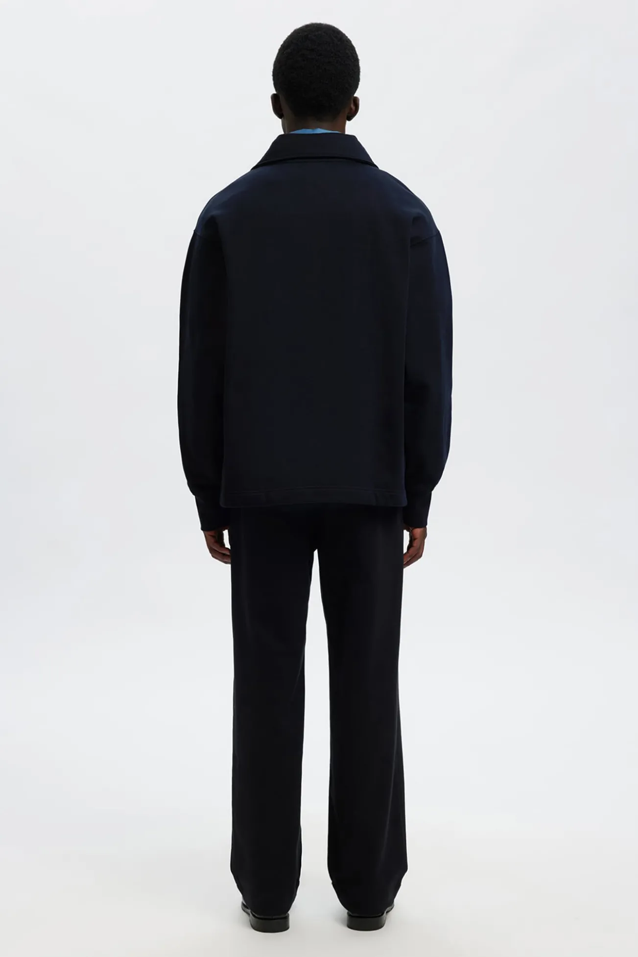 Sweatshirt 100% algodão orgânico com meia fecho-éclair