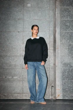 Sweatshirt - camisa com gola