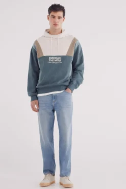 Sweatshirt capuz cortes
