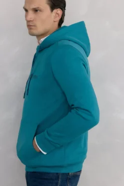 Sweatshirt com capuz com logo