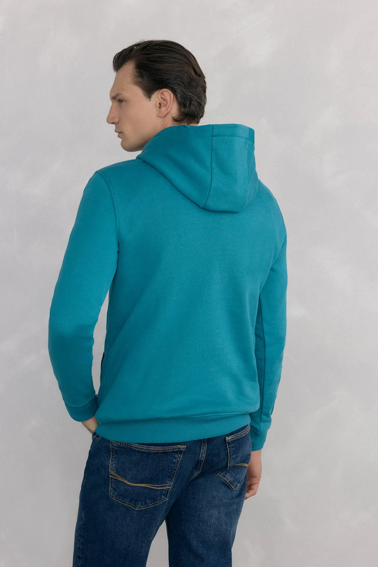 Sweatshirt com capuz com logo