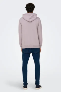 Sweatshirt com capuz de lã