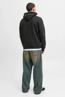 Sweatshirt com capuz e logo frontal