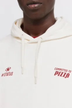 Sweatshirt com capuz pizza