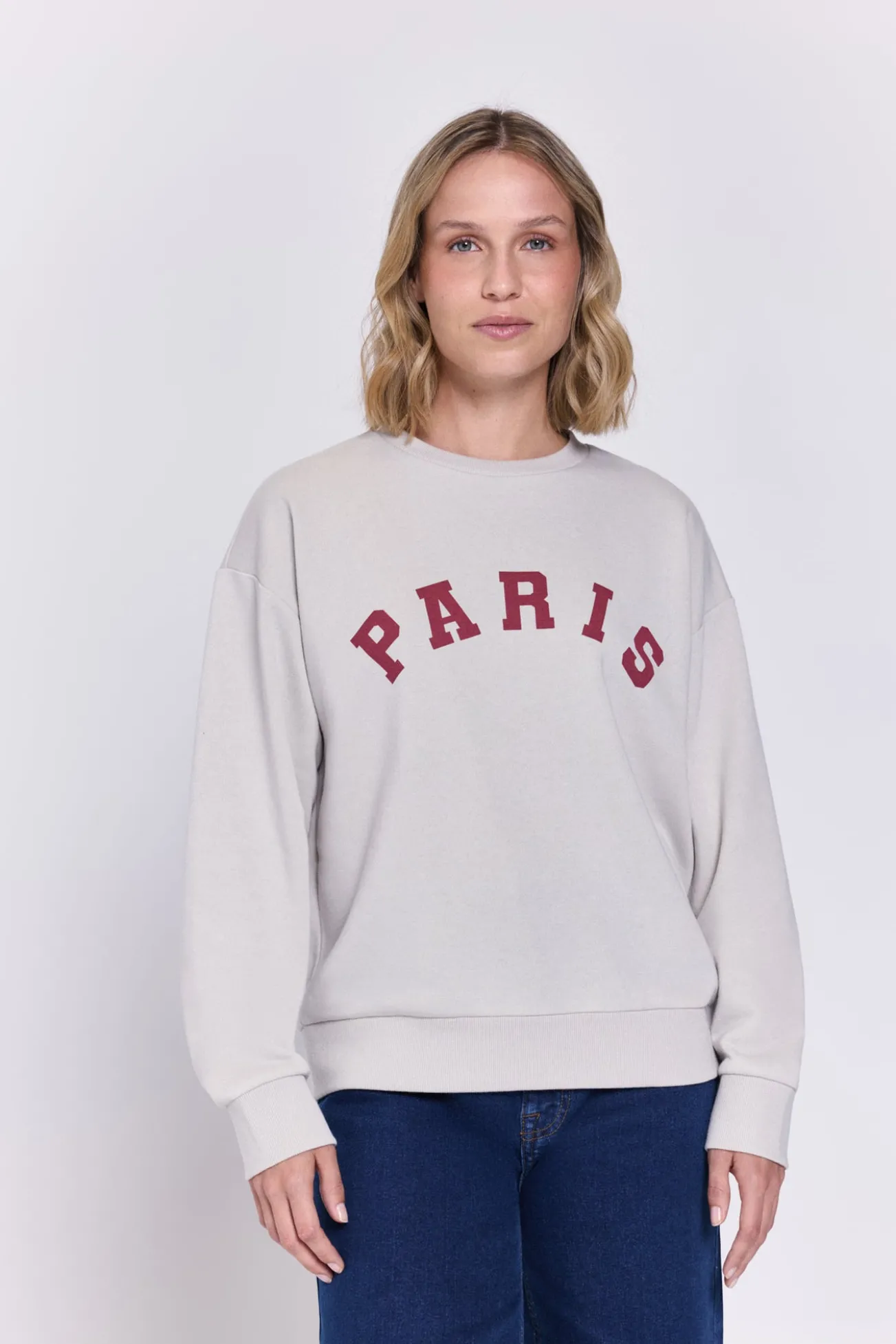 Sweatshirt com estampado frontal