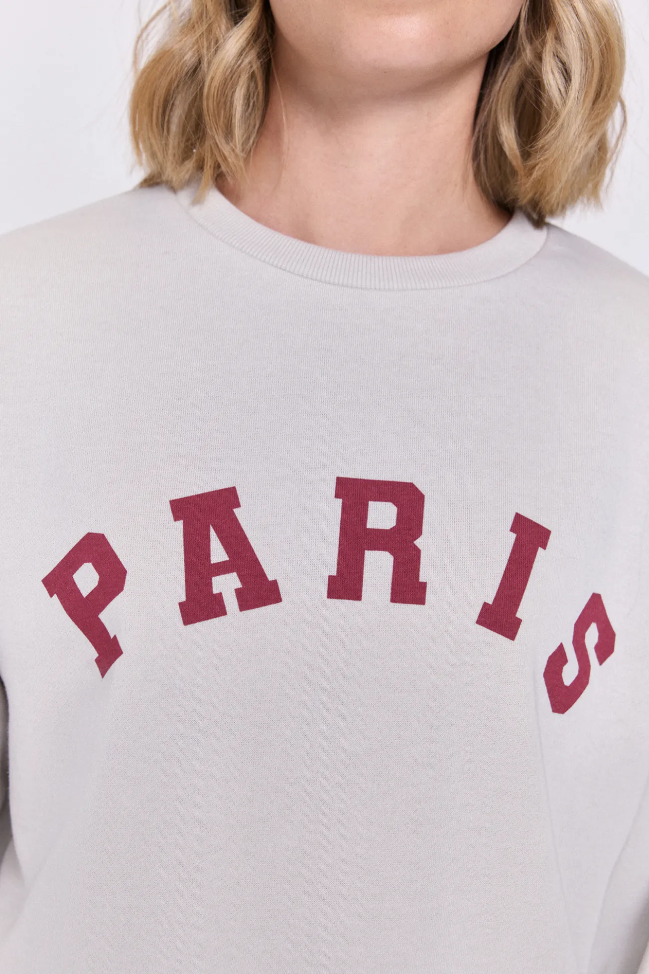 Sweatshirt com estampado frontal