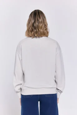 Sweatshirt com estampado frontal