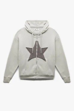 Sweatshirt com fecho-éclair