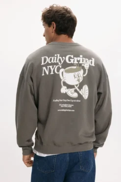 Sweatshirt com gola redonda