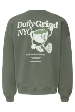 Sweatshirt com gola redonda