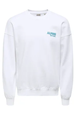 Sweatshirt com gola redonda