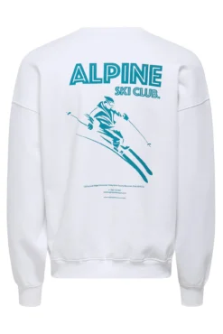 Sweatshirt com gola redonda