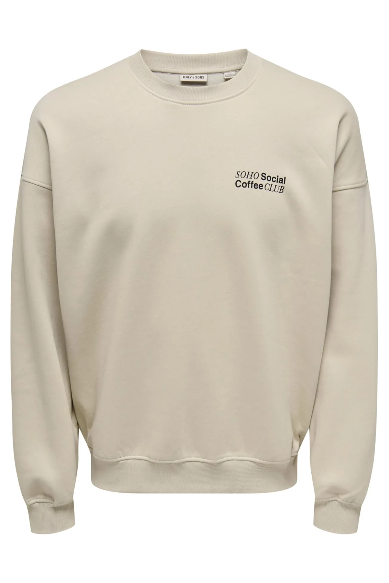 Sweatshirt com gola redonda