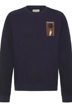 Sweatshirt com gola redonda