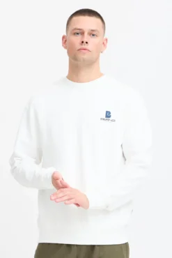 Sweatshirt com gola redonda