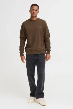 Sweatshirt com gola redonda