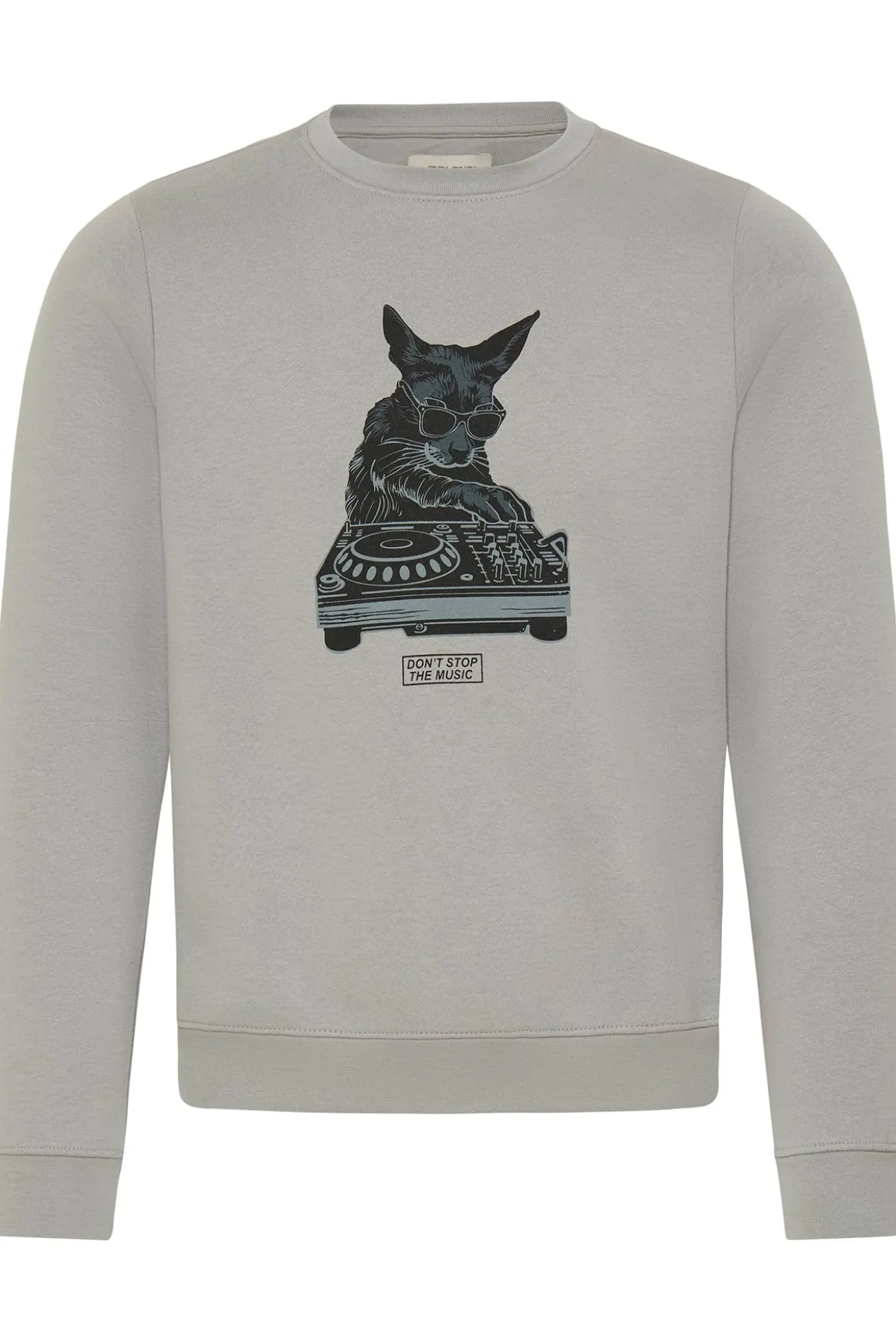 Sweatshirt com gola redonda