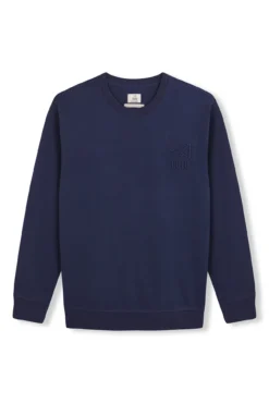 Sweatshirt com logo em relevo