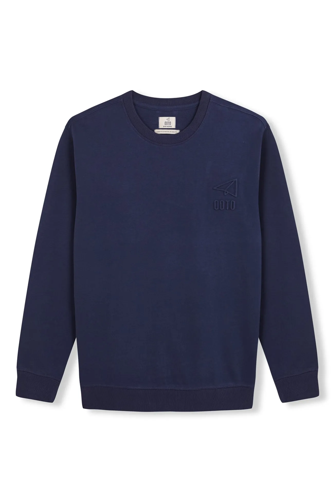Sweatshirt com logo em relevo