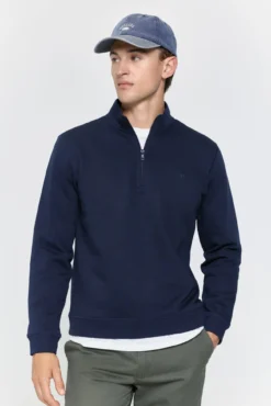 Sweatshirt com logo semi-cisne