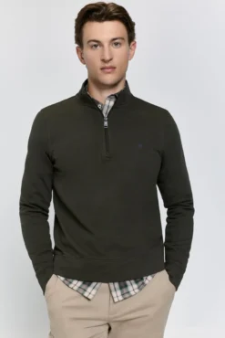 Sweatshirt com logo semi-cisne