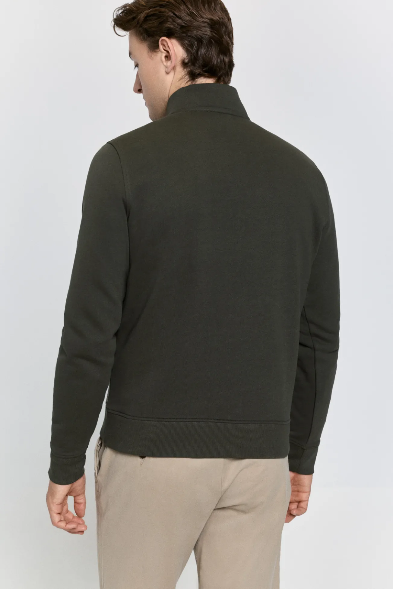 Sweatshirt com logo semi-cisne