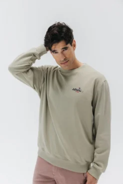 Sweatshirt com memórias da velha escola