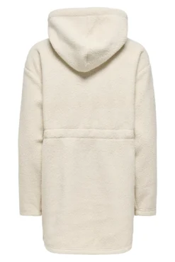 Sweatshirt comprida de borrego maternidade