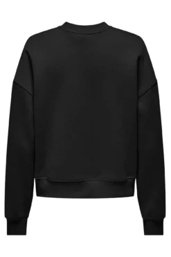Sweatshirt com texto frontal