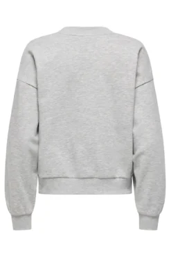 Sweatshirt com texto frontal