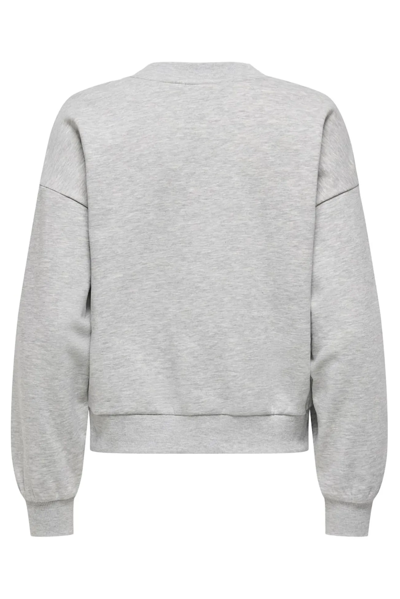 Sweatshirt com texto frontal