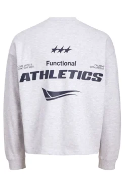 sweatshirt cropped com itens essenciais para atletismo