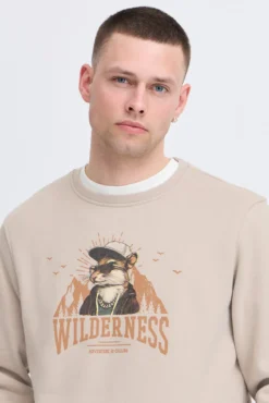 Sweatshirt gola redonda