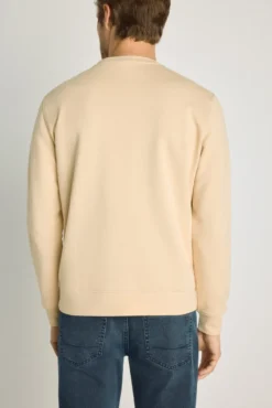 Sweatshirt gola redonda com logo