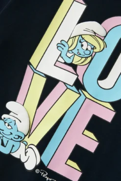 Sweatshirt longo dos Smurfs