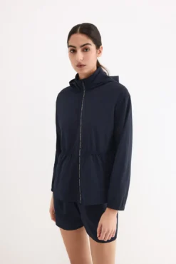 Sweatshirt peplum em tecido técnico