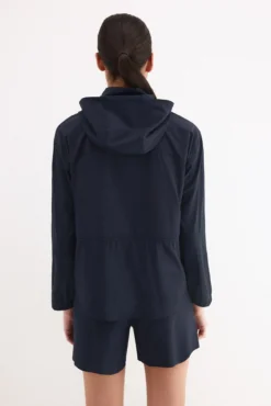 Sweatshirt peplum em tecido técnico