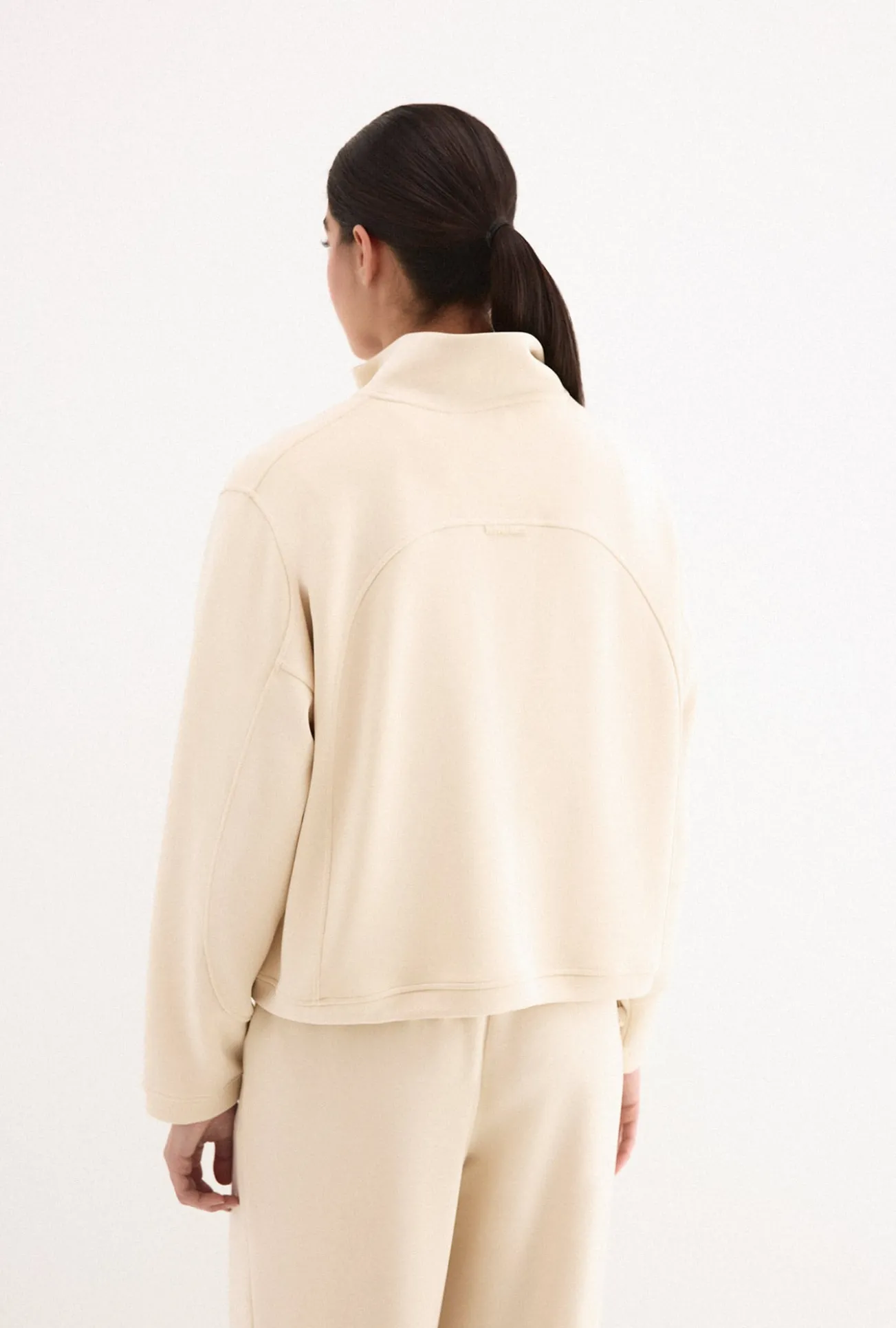 Sweatshirt soft touch com gola