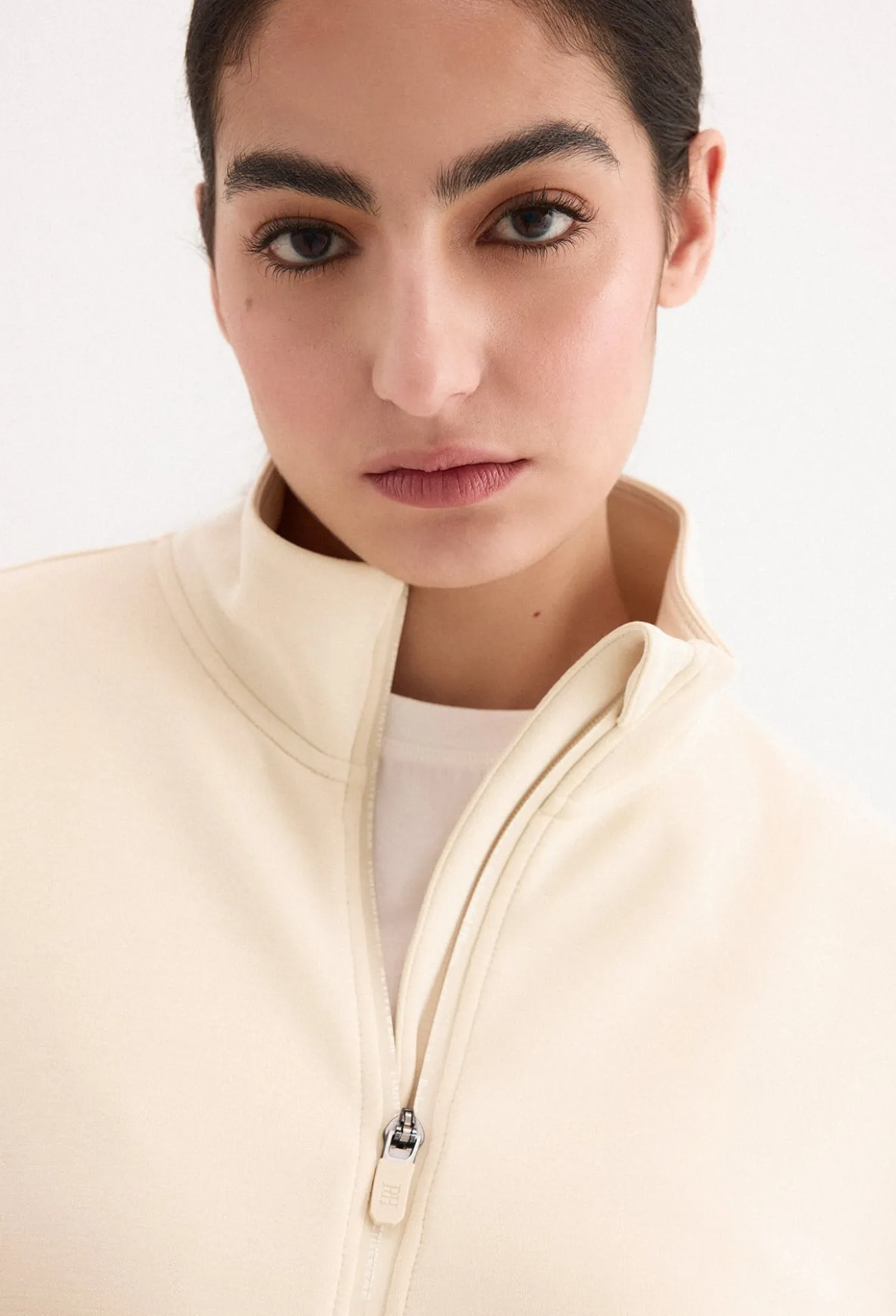 Sweatshirt soft touch com gola