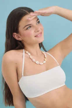 Top biquíni bandeau